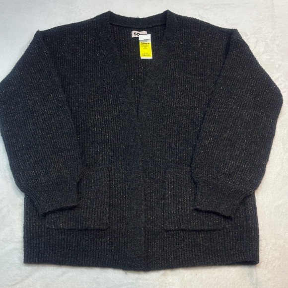 SO Other - SO Men's Black Cardigan Sweater